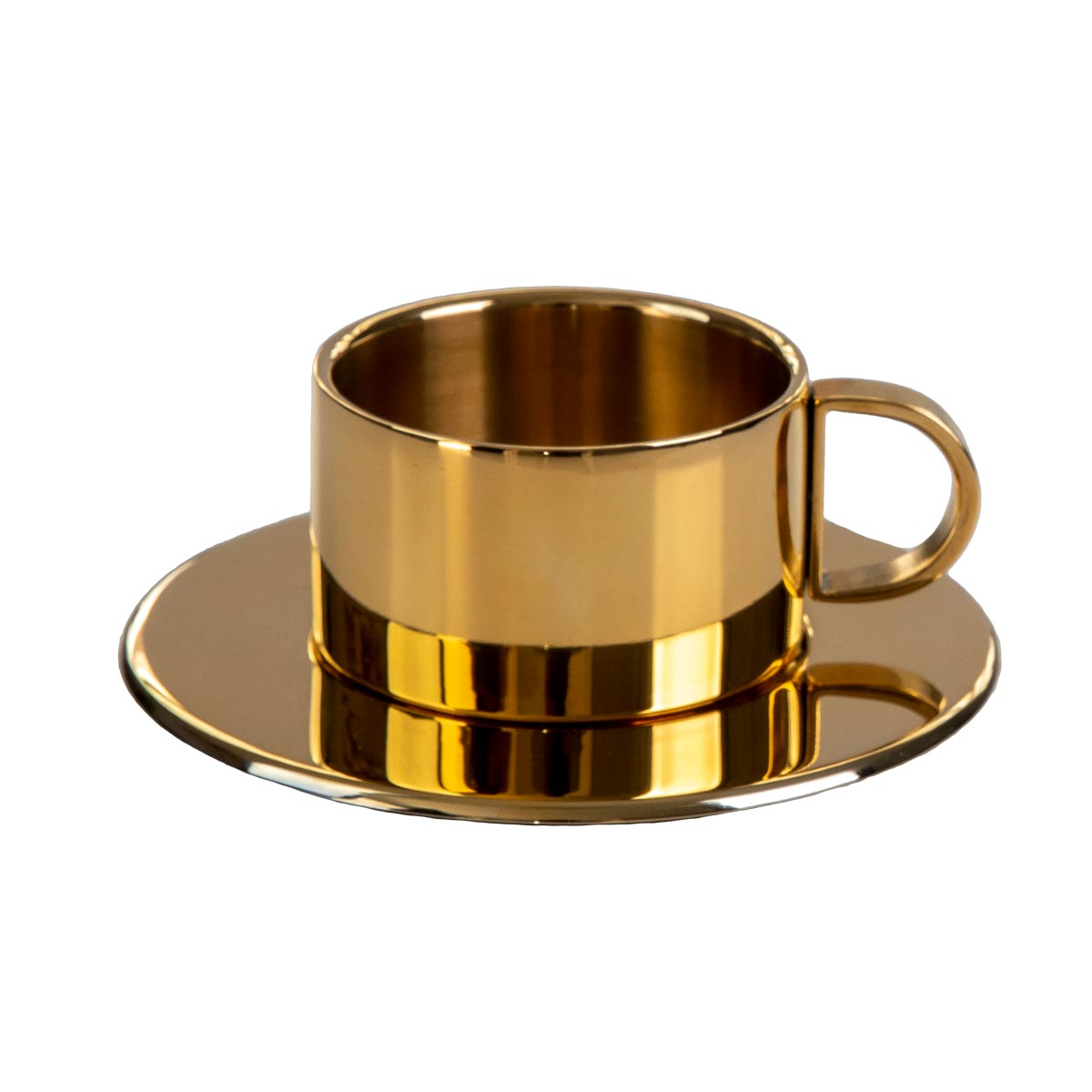Luxury Espresso Cups 24K Gold Plated with Saucers – Elite Luxury Gold