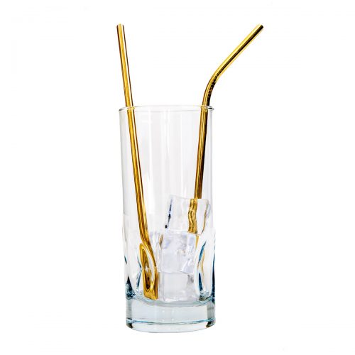Elite Luxury Gold Plated Straws