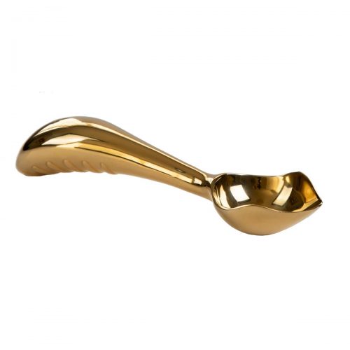 Elite Luxury Ice Cream Scoop-Midnight Scoop 24K Gold