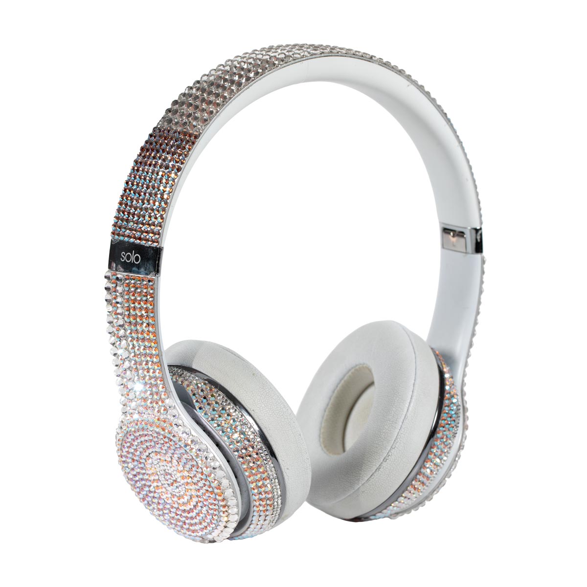 Against the will Resign opening Beats Solo 3 Wireless Headphones Iced - Elite Luxury Gold Plating