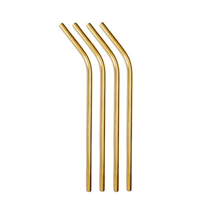 Elite Luxury Gold Plated Straws