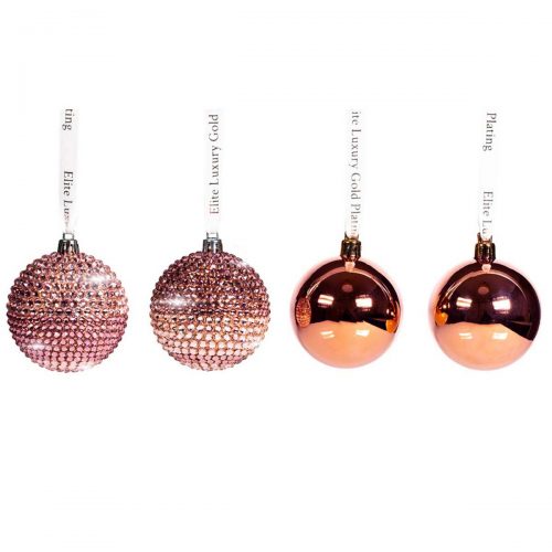Christmas Baubles 4 Set-EL15