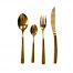 Elite Luxury Gold Plated Cutlery Set