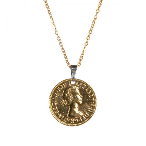Elite Luxury Half Penny Pendant