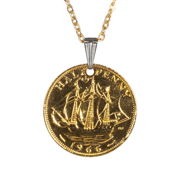 Elite Luxury Half Penny Pendant