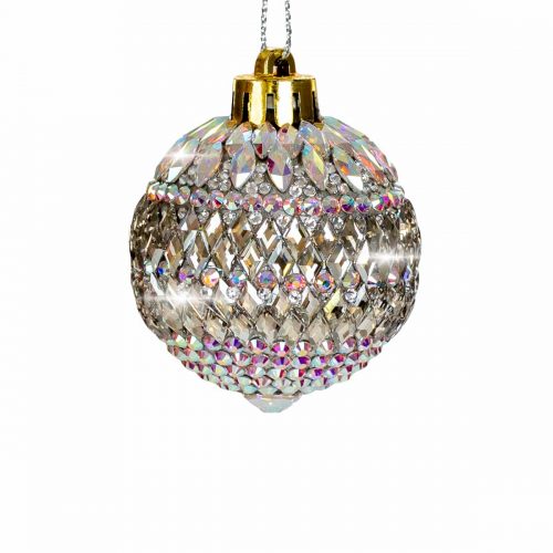 Elite Luxury Swarovski Crystal Small Christmas Bauble-EL03