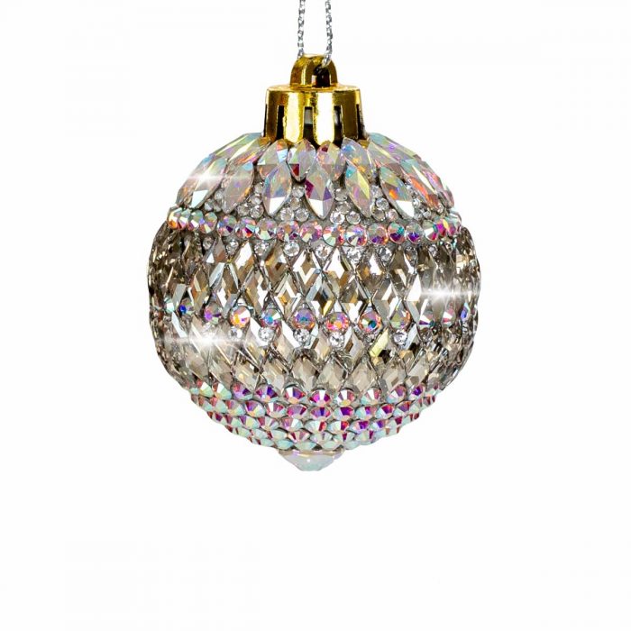 Elite Luxury Crystal Small Christmas Bauble-EL03