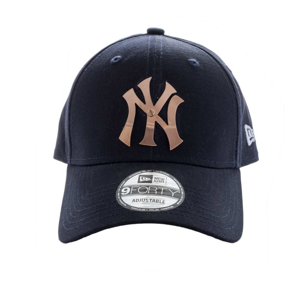 gold yankees hat