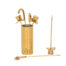 24K Gold Olive Picks – Luxury Top Hat and Cane Cocktail Set