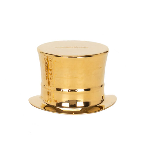 24K Gold Top Hat Nibbles Bowl – Luxury Snack and Nut Dish