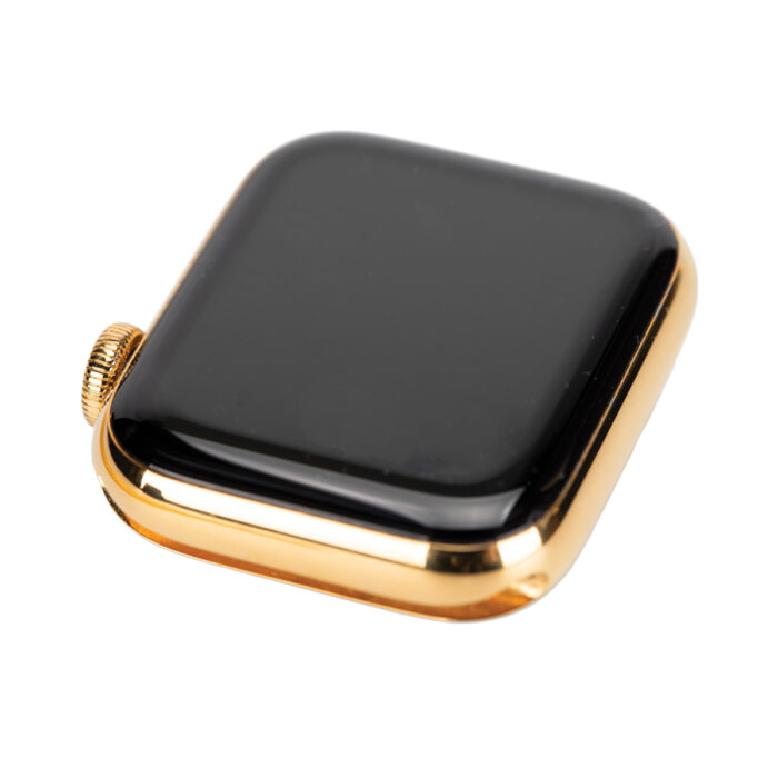 Gold Plated Apple Watch Series 6 with Milanese Loop Strap
