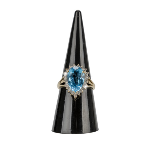 Diamond & Topaz Dress Ring