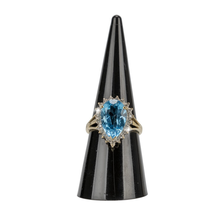 Diamond & Topaz Dress Ring