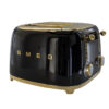 SMEG Kettle & Toaster (4 Slice) 24K Gold Plated - Elite Luxury Gold Plating