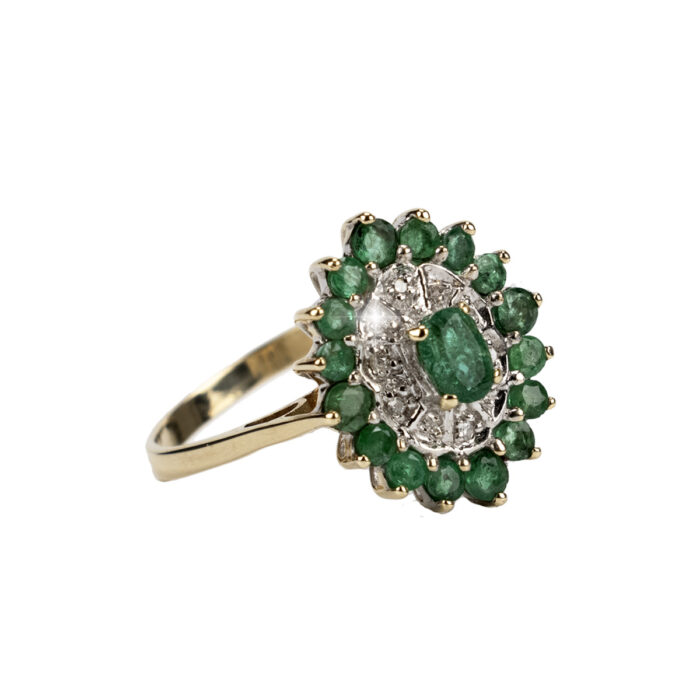 9k-Diamond-&-Emerald-ring
