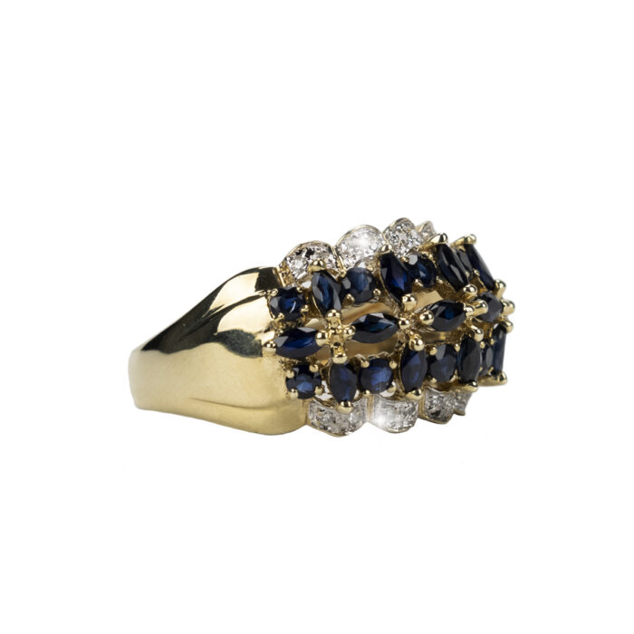 Diamond & Sapphire Dress Ring