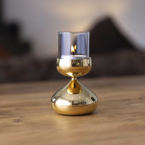 Molton Tealight Holder 24K Gold Plated