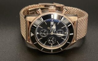 Breitling watch rose gold plated