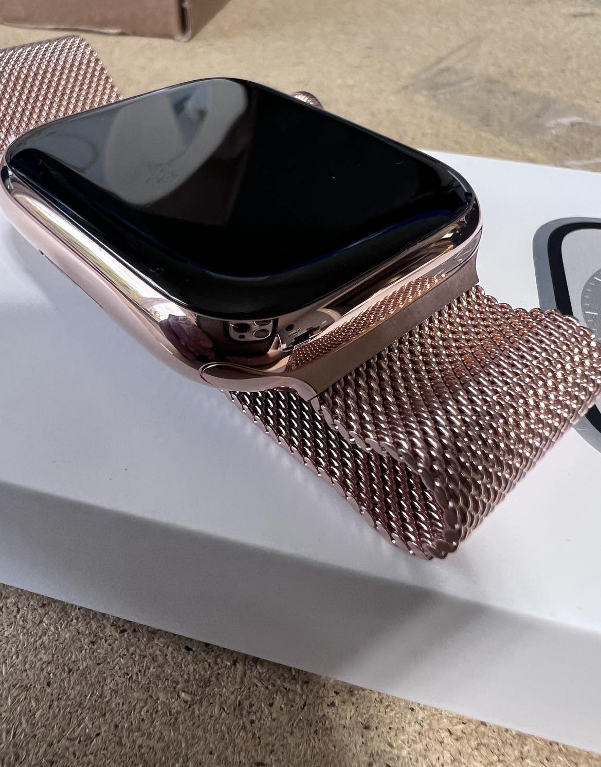 Apple watch rose gold plated